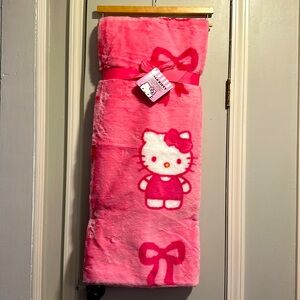 Viral Hello Kitty Bow Pink Faux Rabbit
Fur Throw